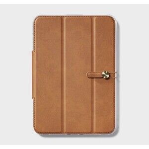 Apple iPad Mini Folio Faux Leather Case - heyday Brown RARE NEW